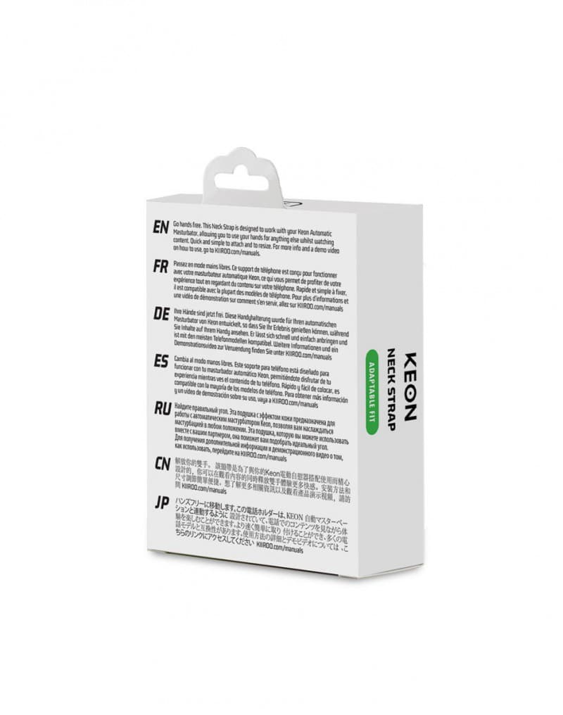 KIIROO - Nek Strap voor KEON Masturbator - Zwart 4