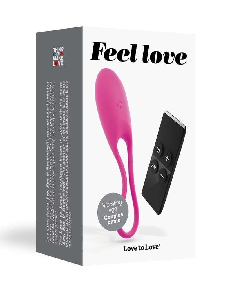 Love to Love Feel Love - Remote control vibrating egg 2
