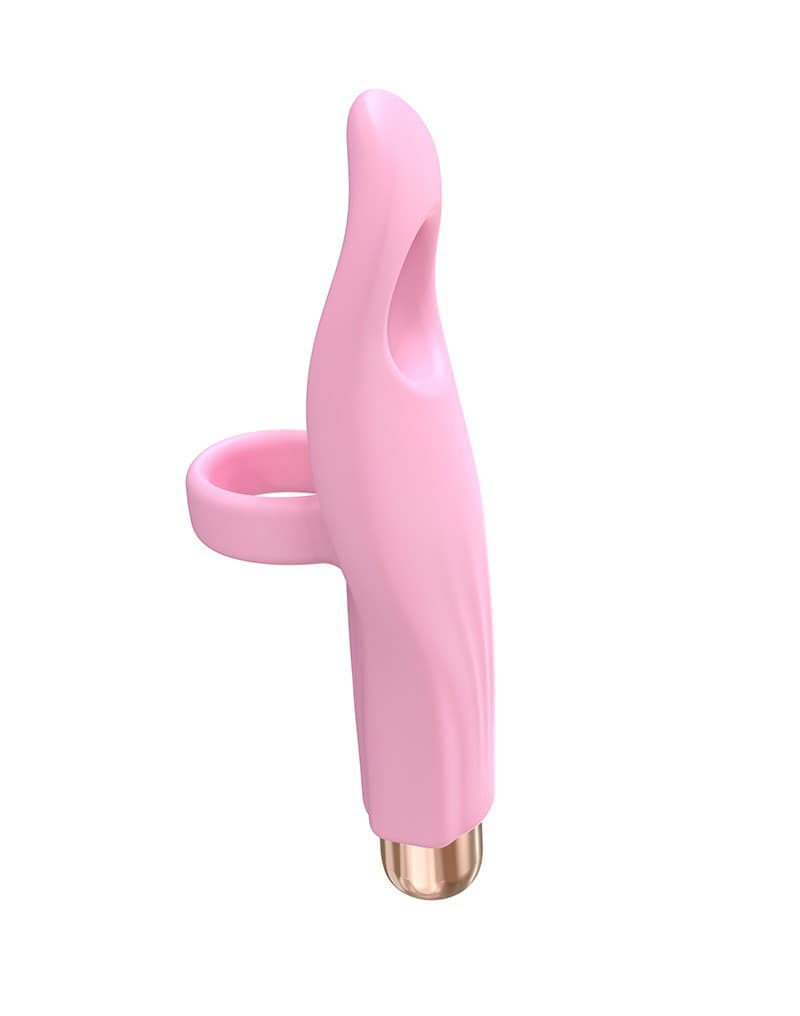 Love to Love - Vibrating Tickle Me - Vinger Vibrator - Roze 4