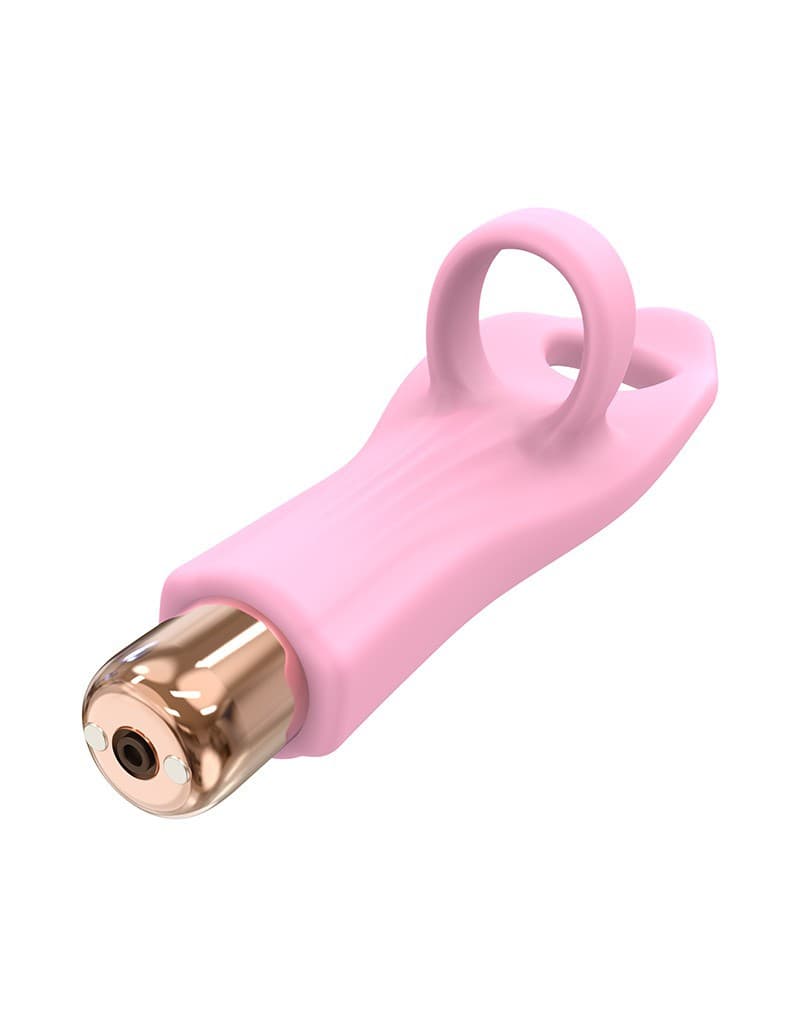 Love to Love - Vibrating Tickle Me - Vinger Vibrator - Roze 5