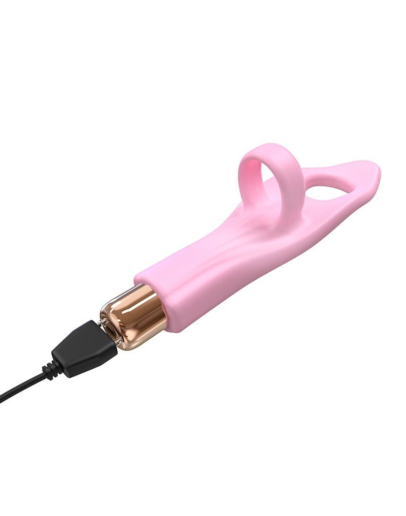 Love to Love - Vibrating Tickle Me - Vinger Vibrator - Roze 8