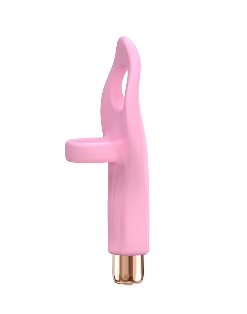 Love to Love - Vibrating Tickle Me - Vinger Vibrator - Roze 1