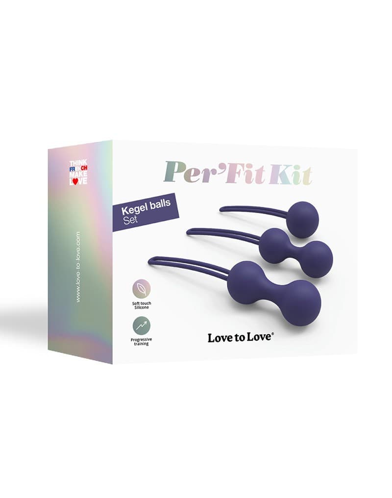 Love to Love - Per'Fit Kit - Kegel Balletjes Set - Indigo 2