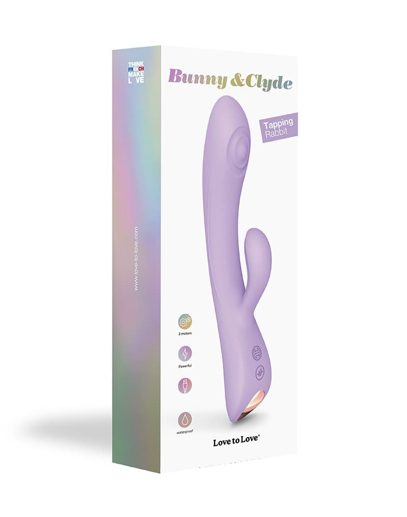 Love to Love - Bunny & Clyde - Rabbit Vibrator - Mauve 2
