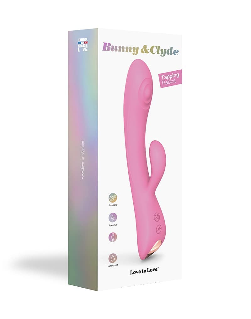 Love to Love - Bunny & Clyde - Rabbit Vibrator - Roze 2
