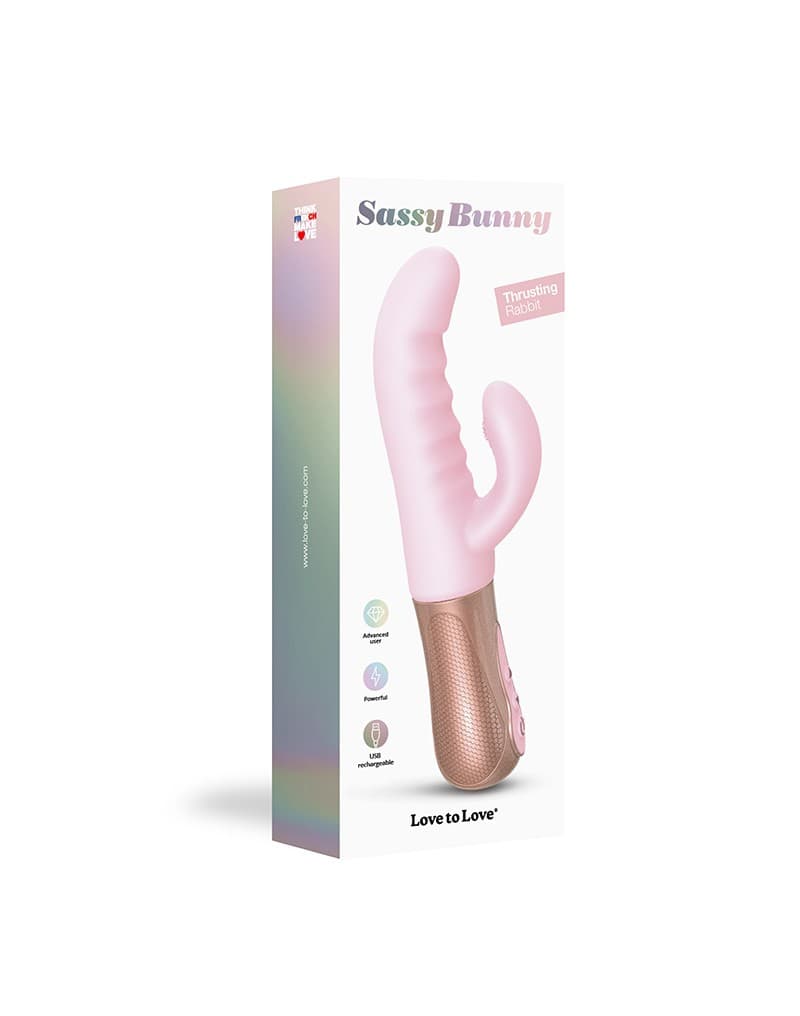 Love to Love - Sassy Bunny - Rabbit Vibrator - Lichtroze 2
