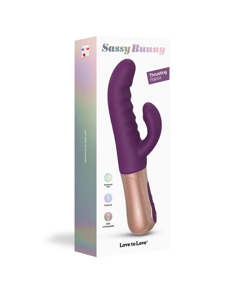 Love to Love - Sassy Bunny - Rabbit Vibrator - Paars 2