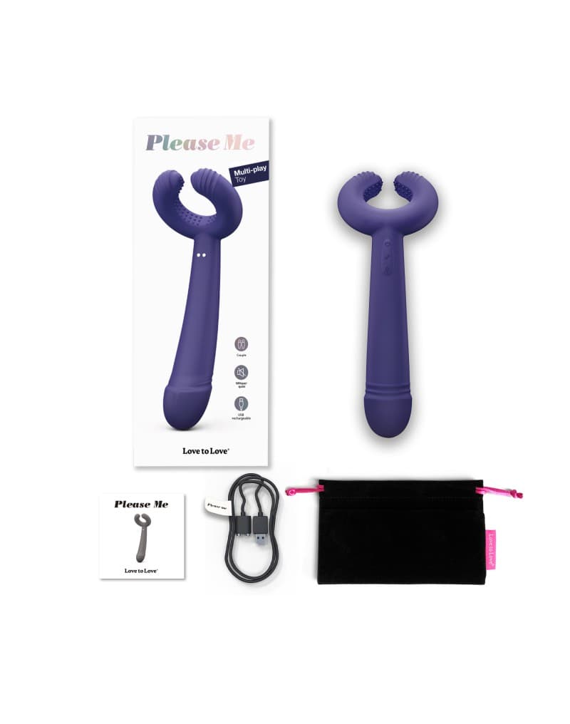 Love to Love - Please Me - Multi-Vibrator - Indigo 2