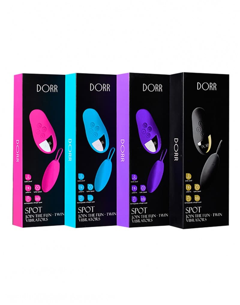 DORR - Spot - Draadloos Duo Ei + Oplegvibrator - Turkoois 2