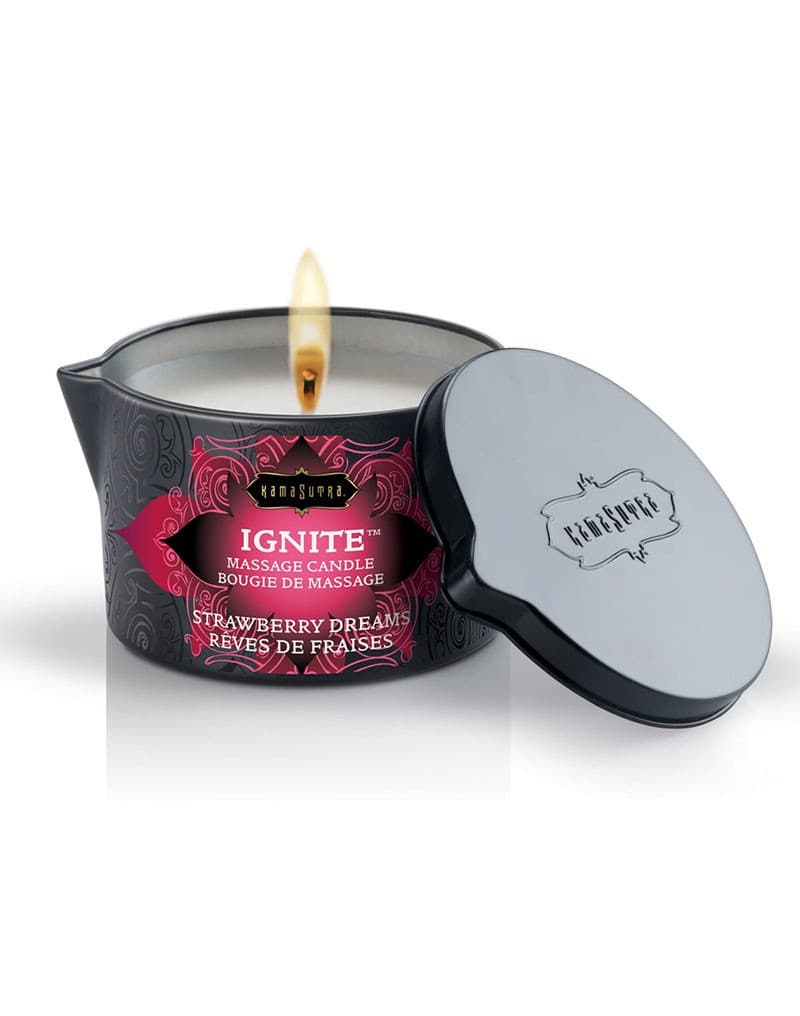Kama Sutra - Massage Candle - Strawberry Dreams 1