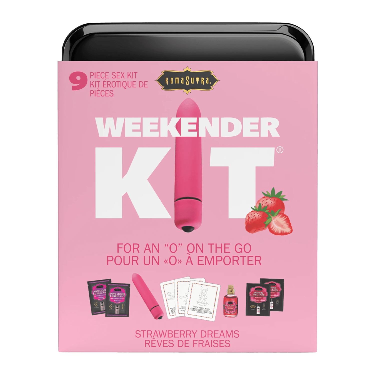 Kama Sutra - Weekender Kit – Aardbei - Geschenkset 3