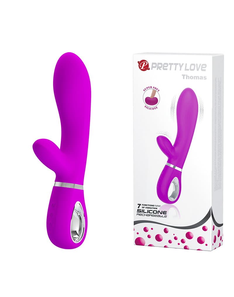 Pretty Love - Thomas -Rabbit Vibrator - Paars 8